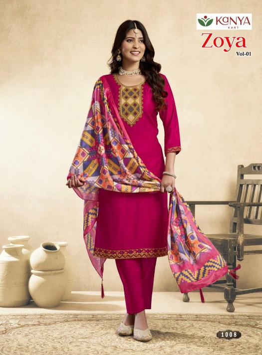 Kanya Zoya vol 1 catalog w kurtis for wholesale