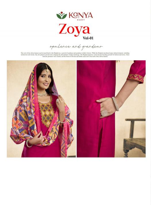 Kanya Zoya vol 1 catalog w kurtis for wholesale