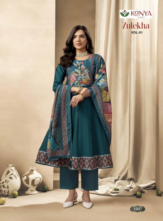 Kanya Zulekha vol 1 catalog wholesale kurtis 3xl