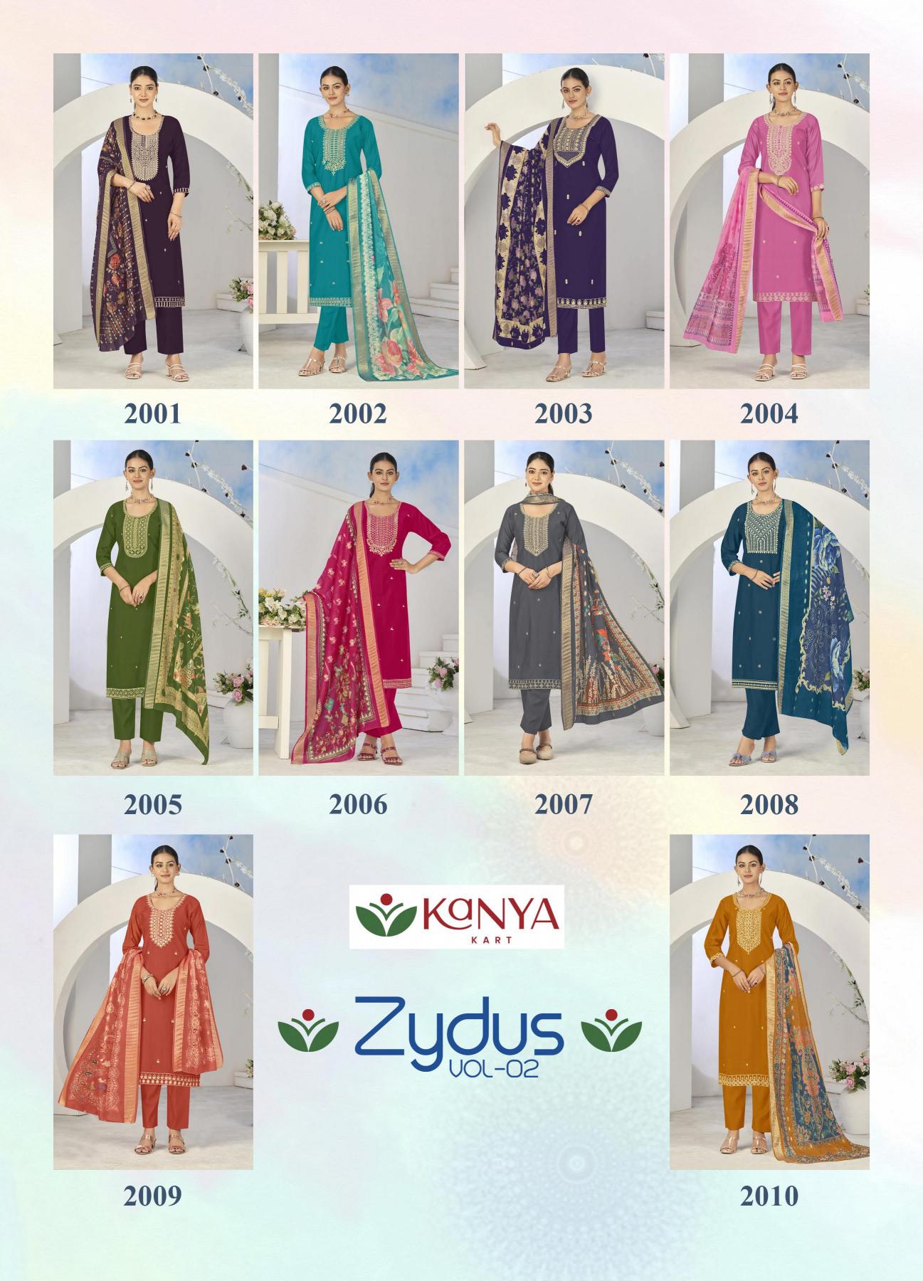Kanya Zydus vol 2 catalog kurti wholesaler in udaipur