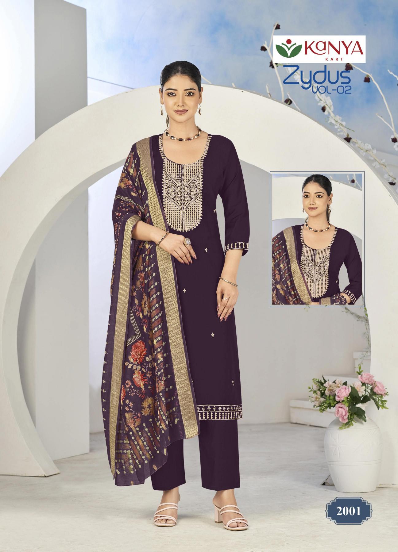Kanya Zydus vol 2 catalog kurti wholesaler in udaipur
