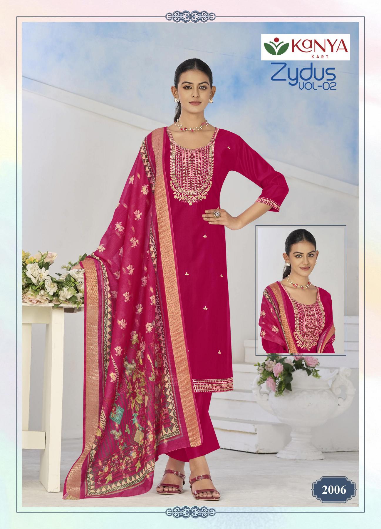 Kanya Zydus vol 2 catalog kurti wholesaler in udaipur
