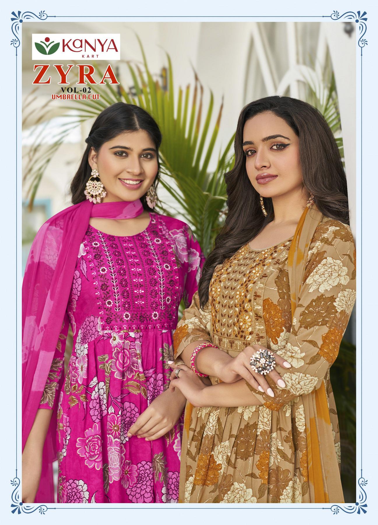 Kanya Zyra vol 2 catalog w kurtis official wholesaler