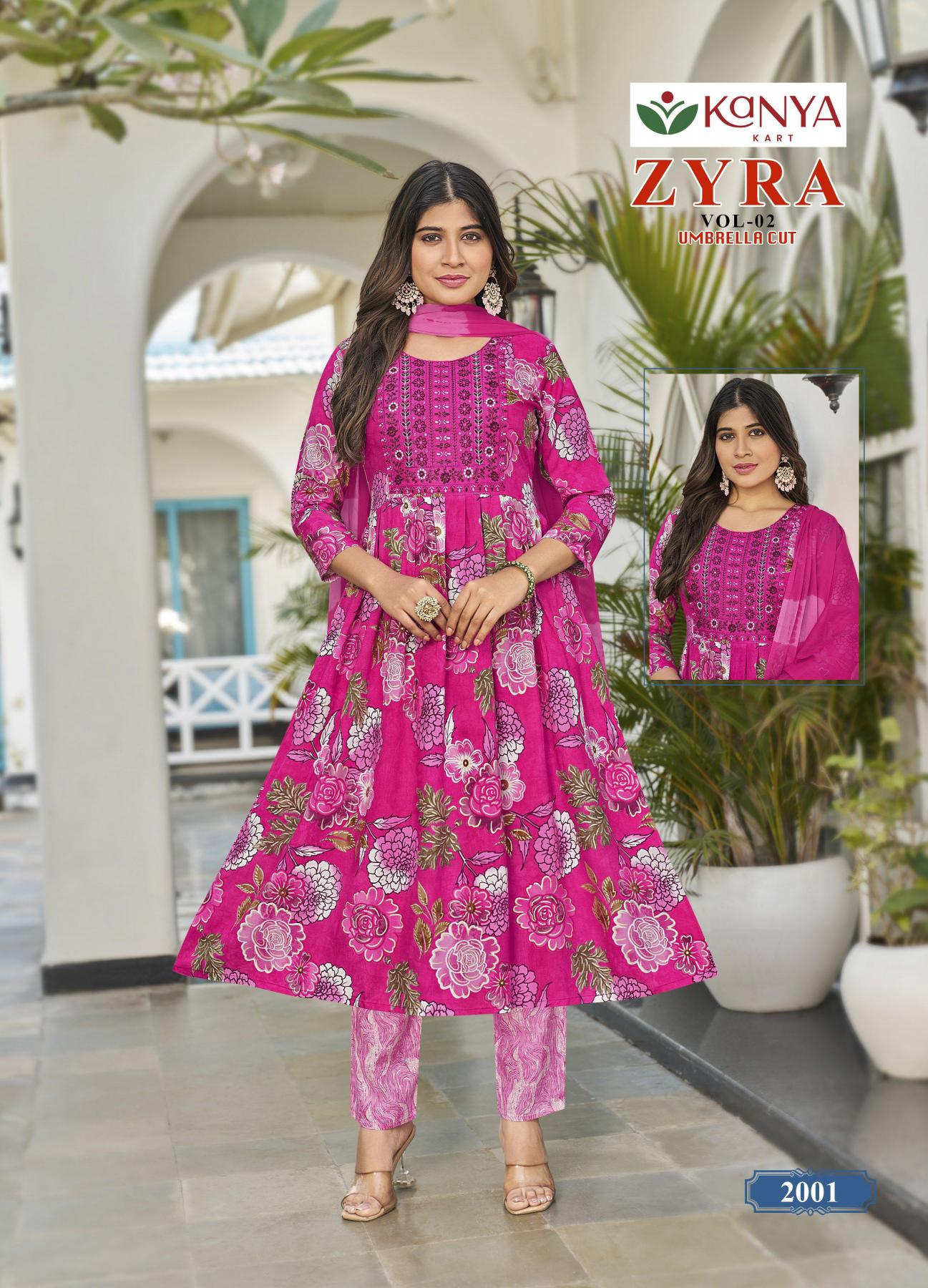 Kanya Zyra vol 2 catalog w kurtis official wholesaler