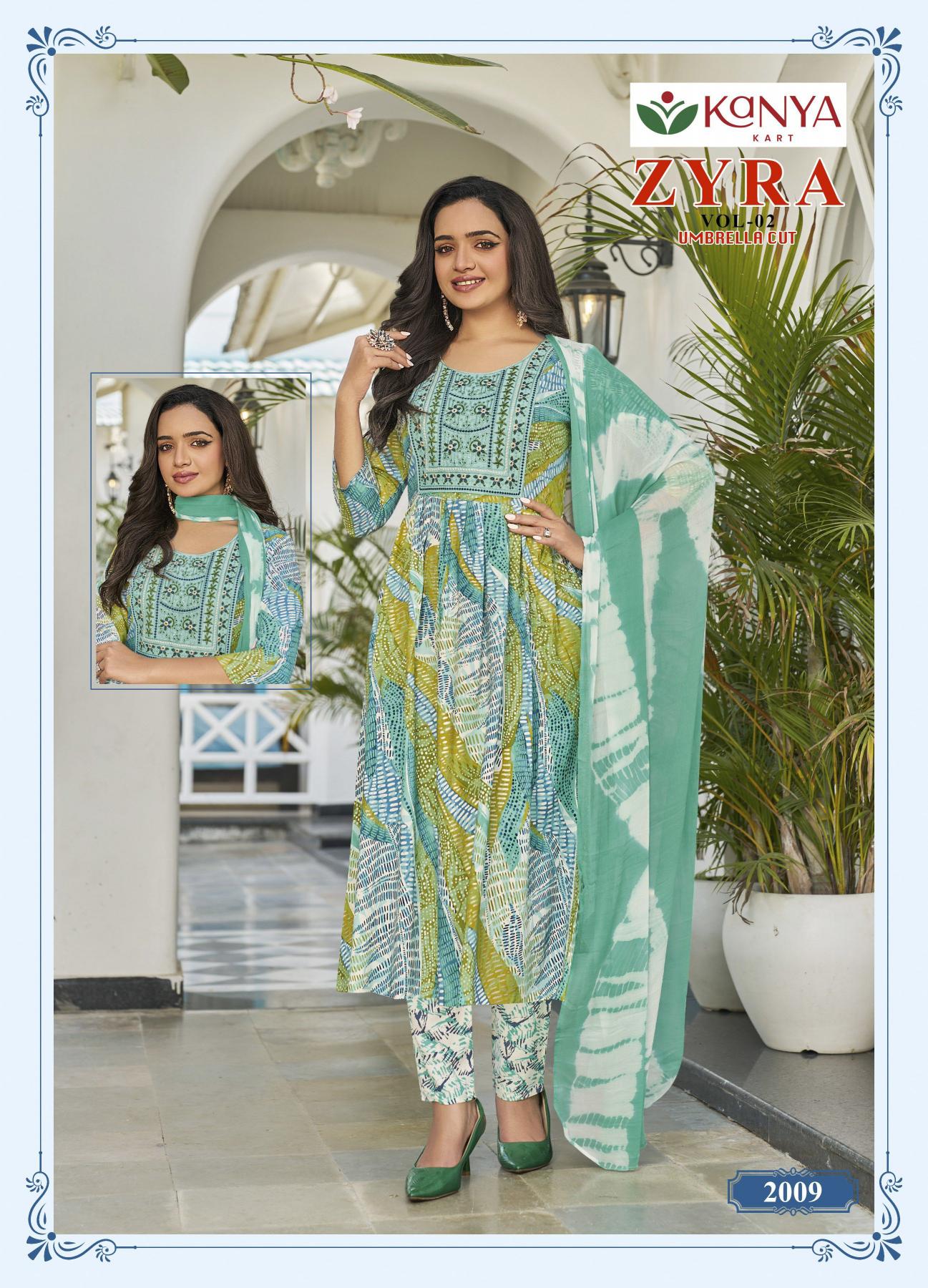 Kanya Zyra vol 2 catalog w kurtis official wholesaler