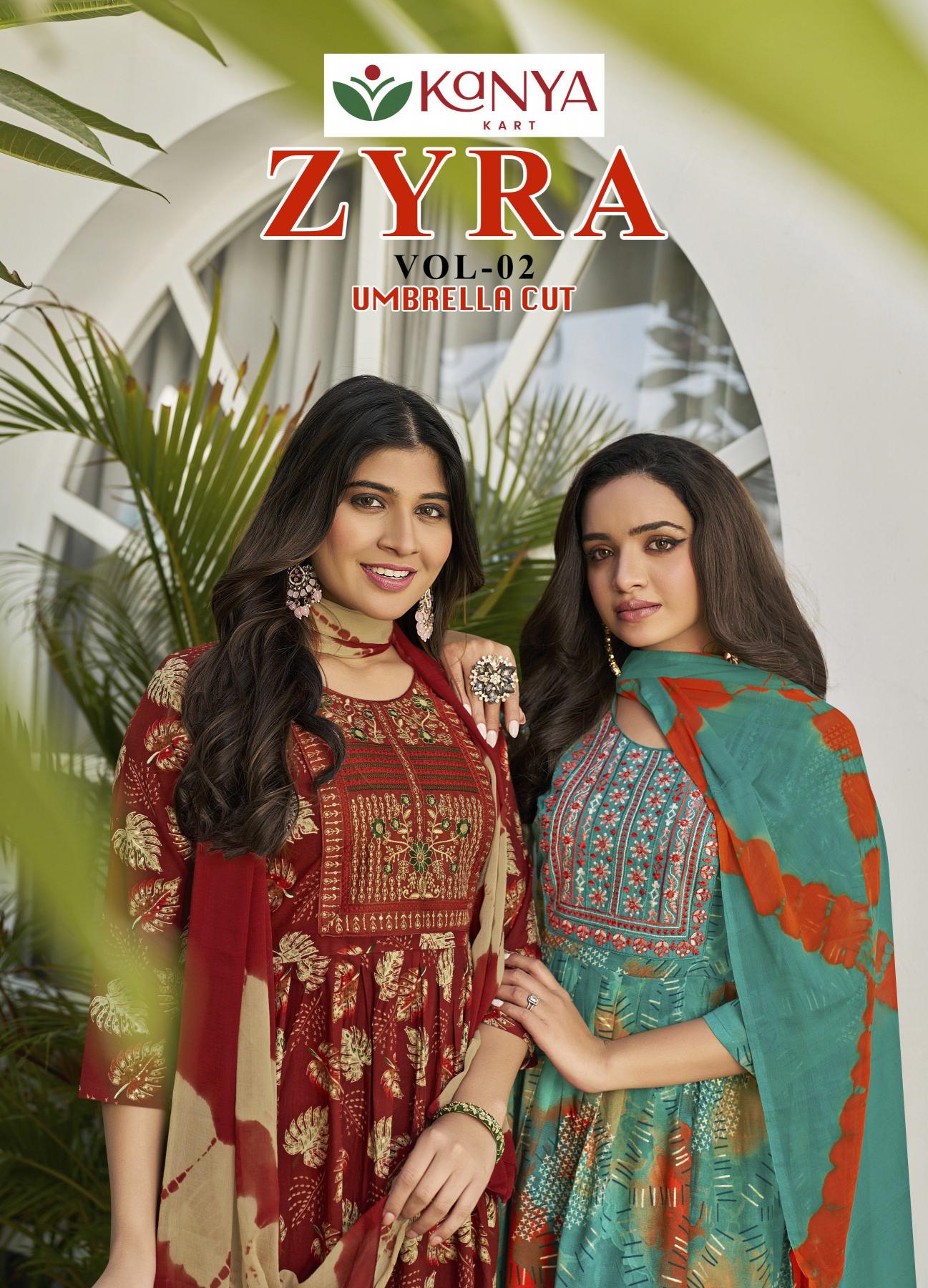 Kanya Zyra vol 2 catalog w kurtis official wholesaler