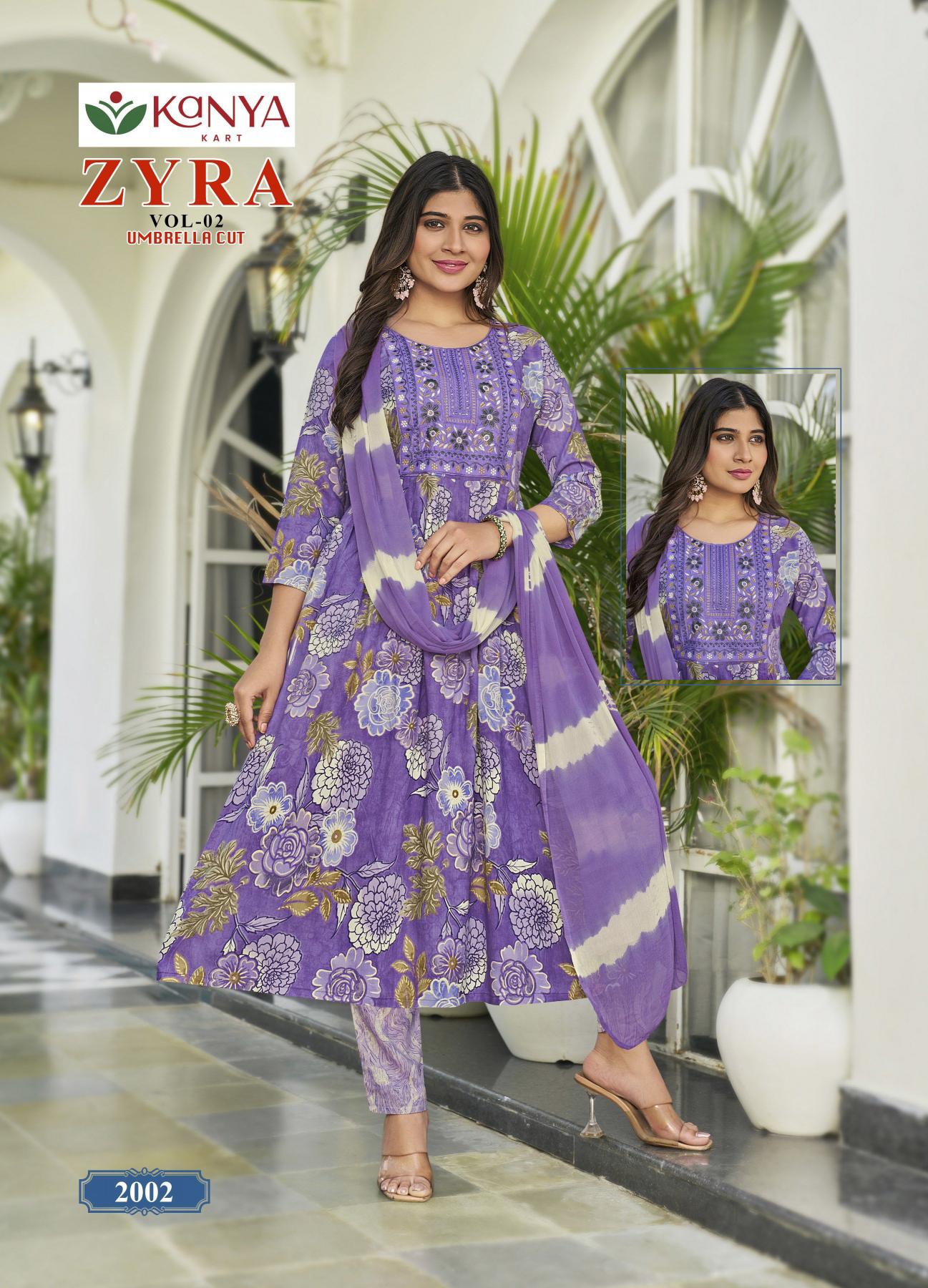 Kanya Zyra vol 2 catalog w kurtis official wholesaler