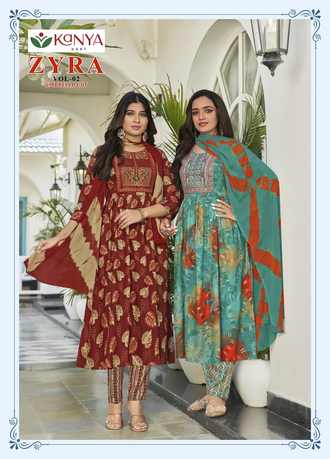 Kanya Zyra vol 2 catalog w kurtis official wholesaler
