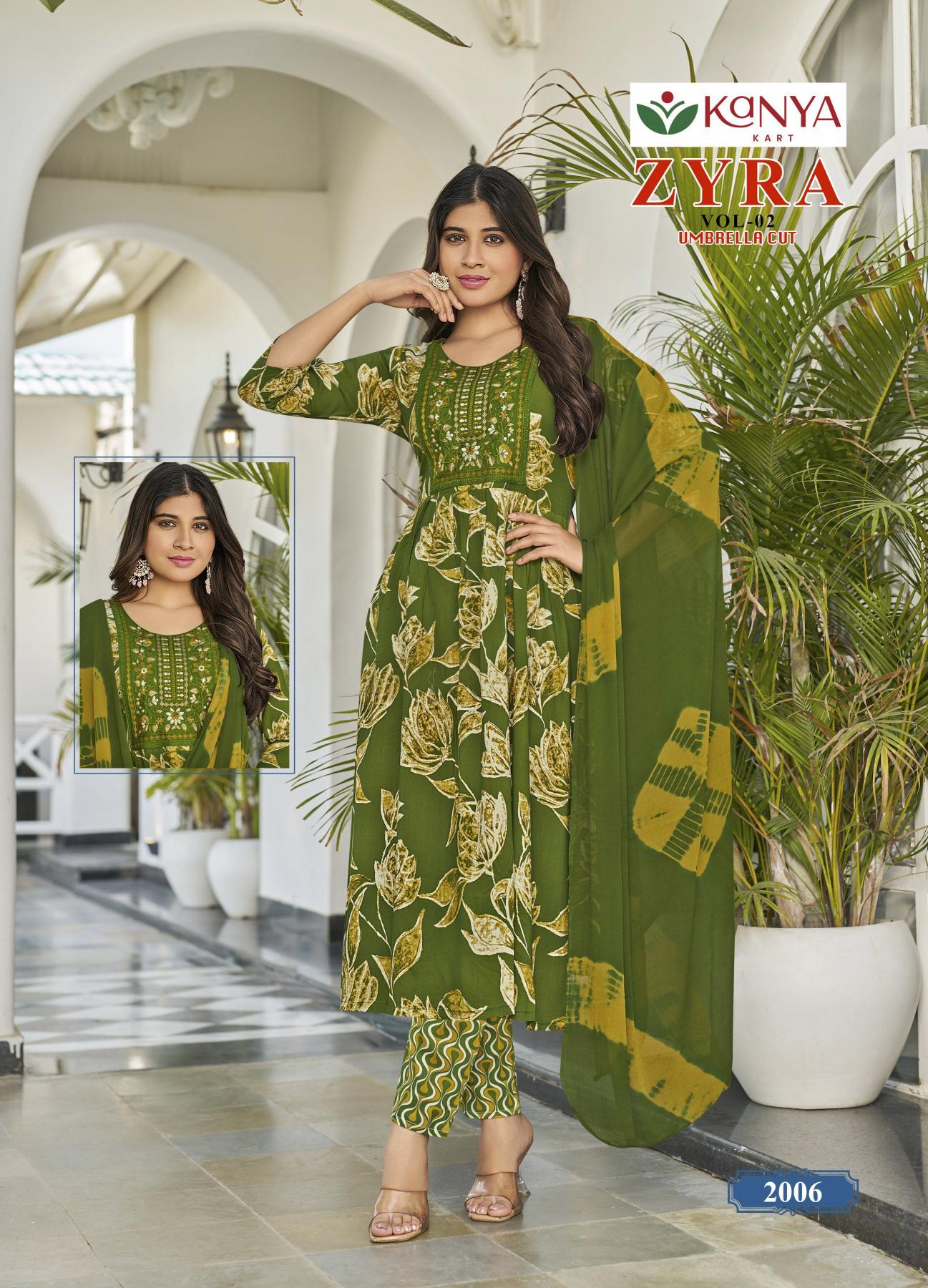 Kanya Zyra vol 2 catalog w kurtis official wholesaler