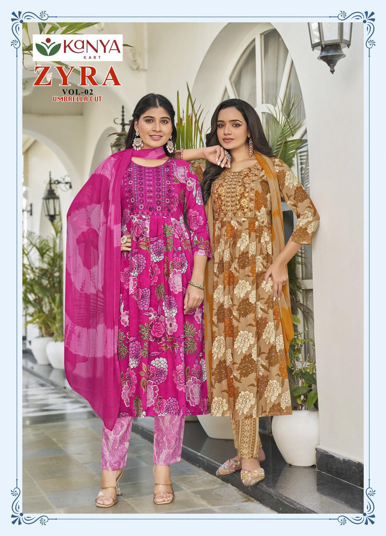 Kanya Zyra vol 2 catalog w kurtis official wholesaler