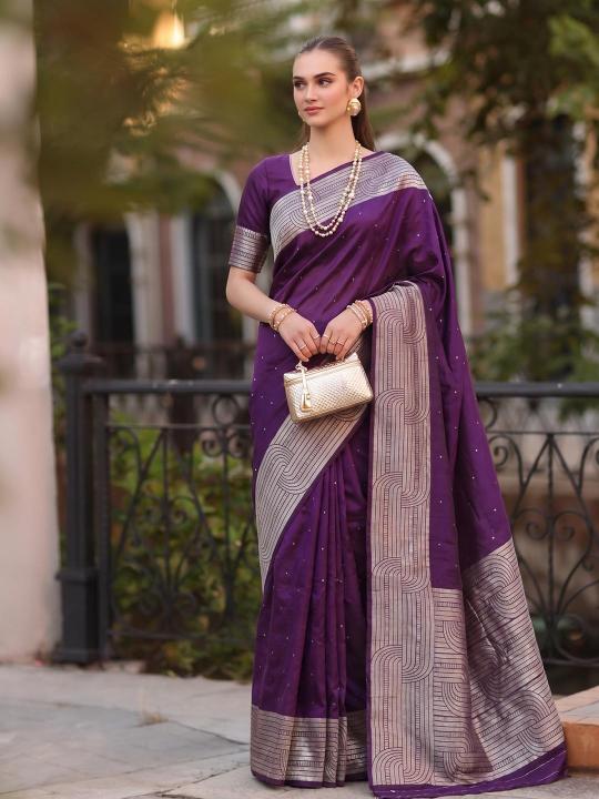 KATHA COTTON by SHREE SHYAM FASHION fancy designer Cotton Blend fabric saree wholesale with Fancy latkan 