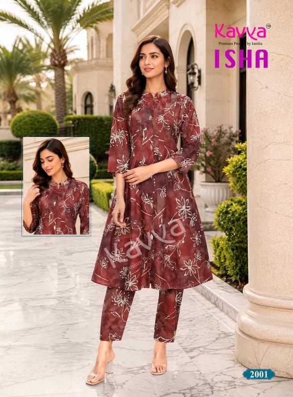 Kavya Isha vol 2 catalog coord set wholesale market