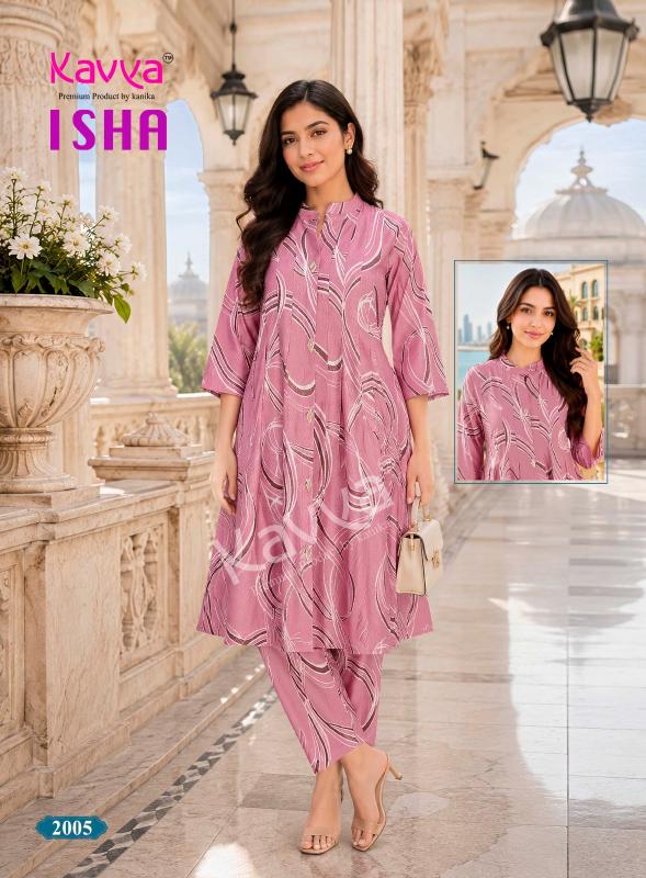 Kavya Isha vol 2 catalog coord set wholesale market