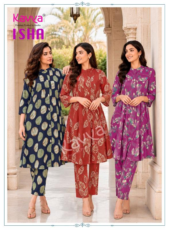 Kavya Isha vol 2 catalog coord set wholesale market