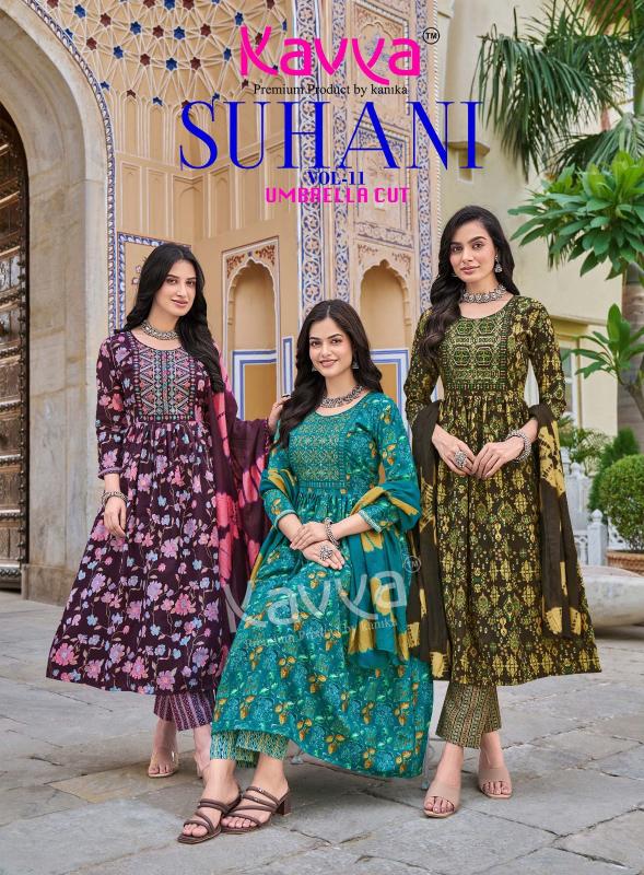 Kavya Suhani vol 11 catalog wholesale kurtis surat surat gujarat 395010