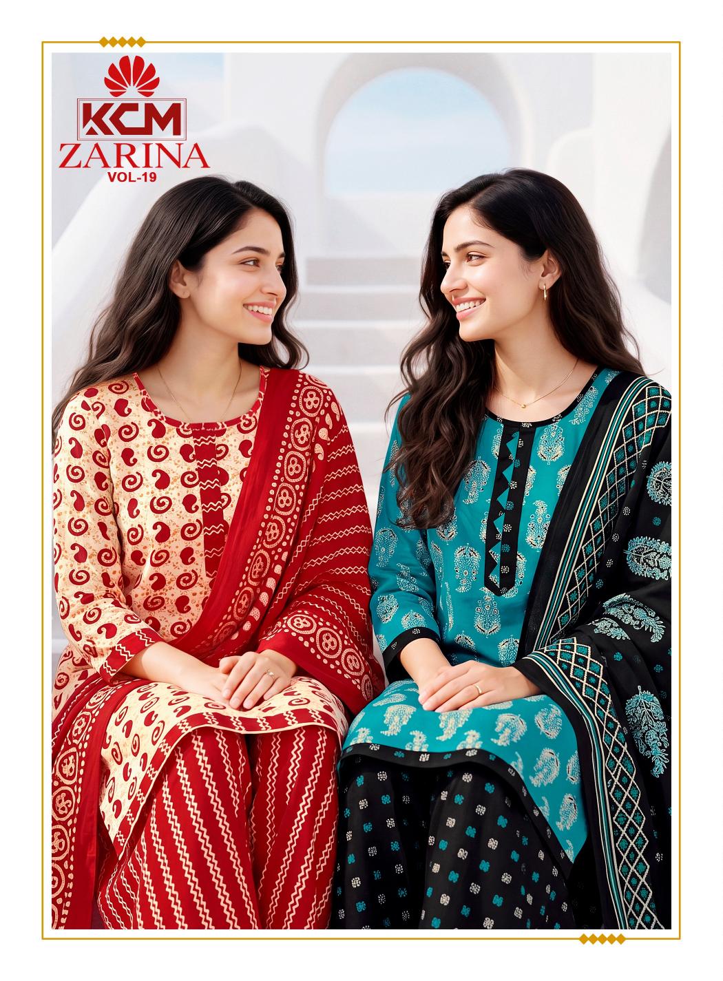 KCM Zarina vol 19 catalog kurtis wholesale dealers in hyderabad