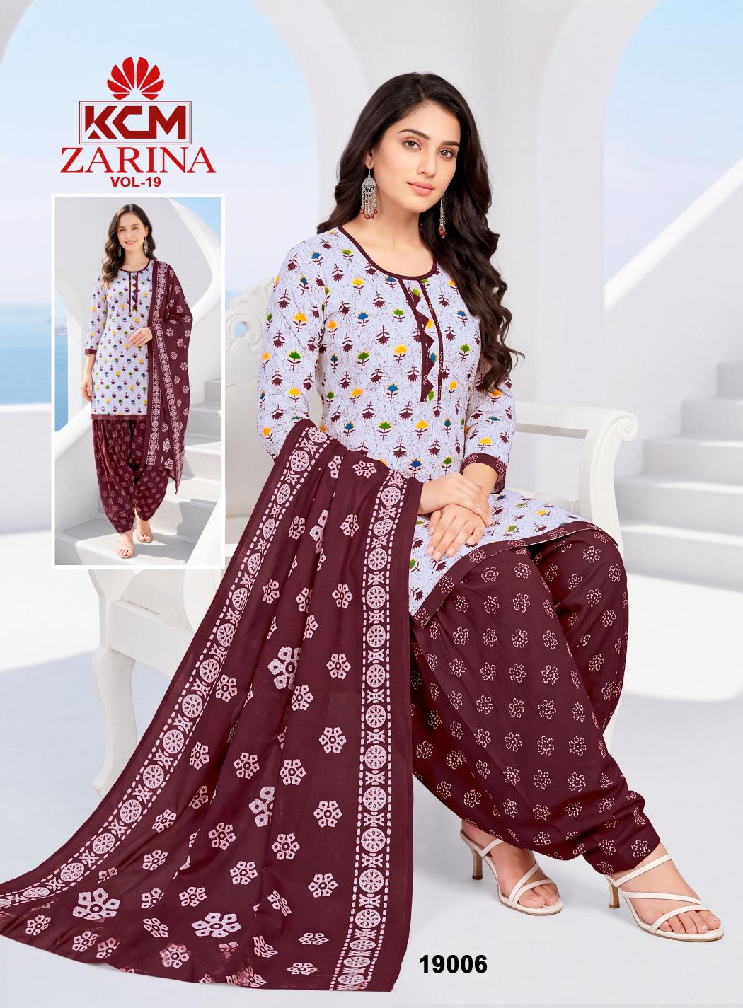 KCM Zarina vol 19 catalog kurtis wholesale dealers in hyderabad