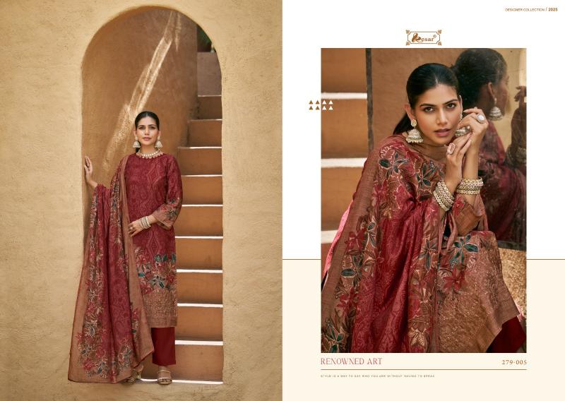 Kesar Saba catalog unstitched dress material manufacturers in surat
