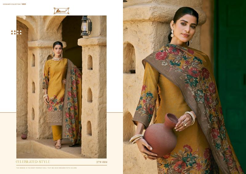Kesar Saba catalog unstitched dress material manufacturers in surat