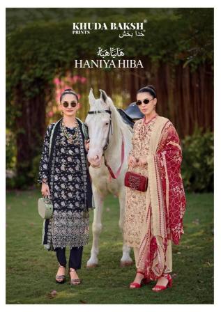 Khudha Baksh Haniya Hiba vol 1 catalog dress materials wholesaler in surat