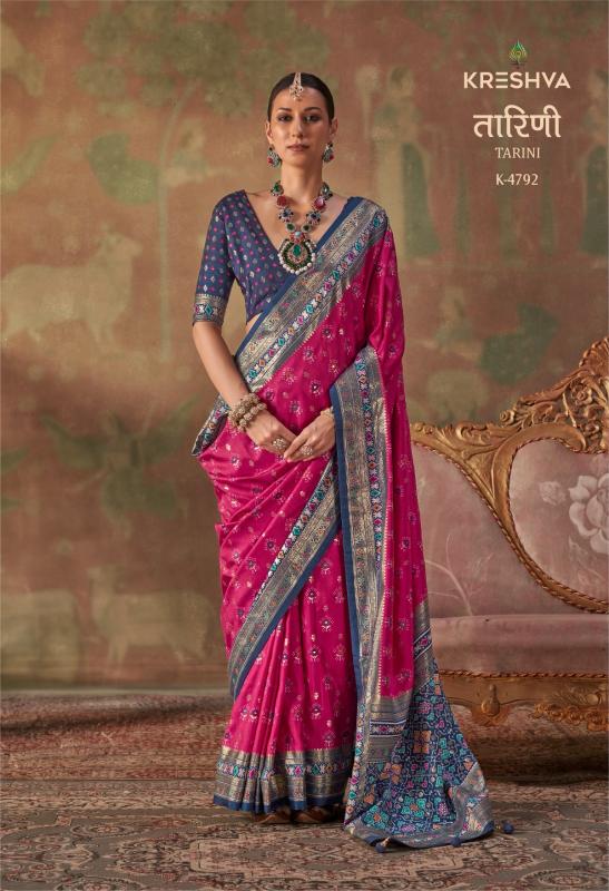 Kreshva Tarini catalog patola saree wholesalers in surat