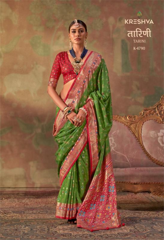 Kreshva Tarini catalog patola saree wholesalers in surat