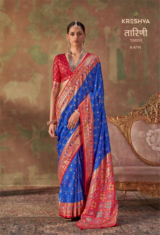 Kreshva Tarini catalog patola saree wholesalers in surat