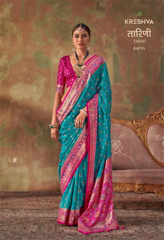 Kreshva Tarini catalog patola saree wholesalers in surat