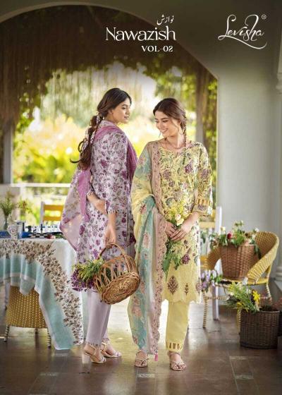 Levisha Nawazish vol 2 catalog cotton dress material with price in surat