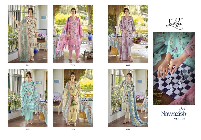 Levisha Nawazish vol 2 catalog cotton dress material with price in surat