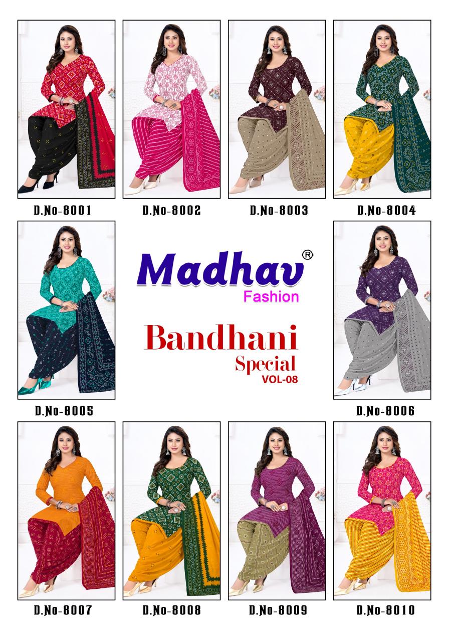 Madhav Bandhani Special Vol 8 – Dress Material