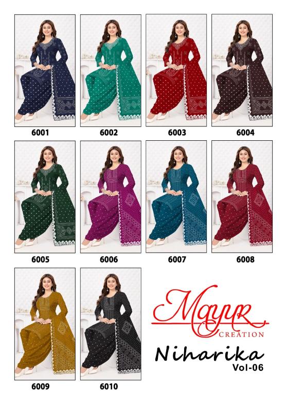 Mayur Creation Niharika Vol 6 – Dress Material