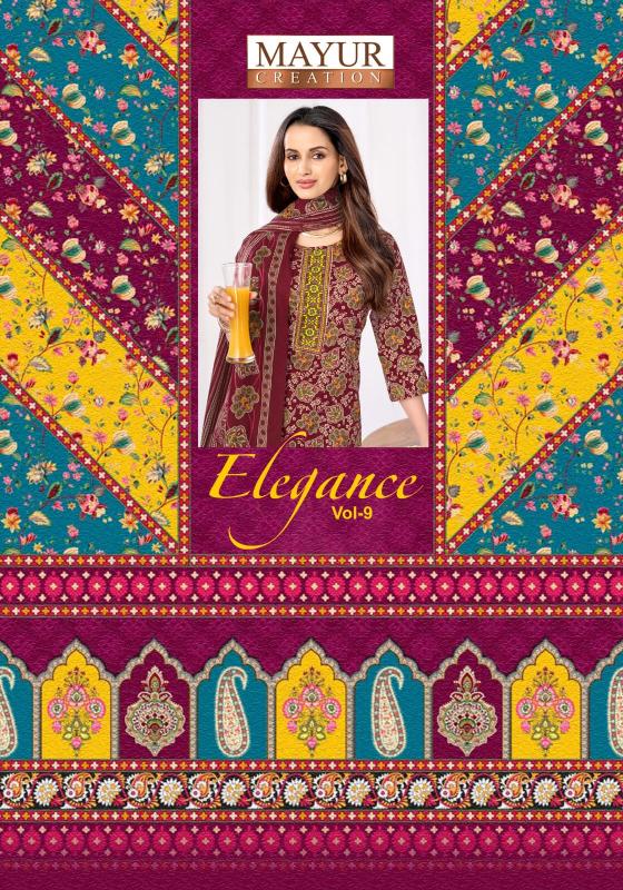 Mayur Elegance Vol-9 0.2 – Kurti Pant With Dupatta - Wholesale Catalog 