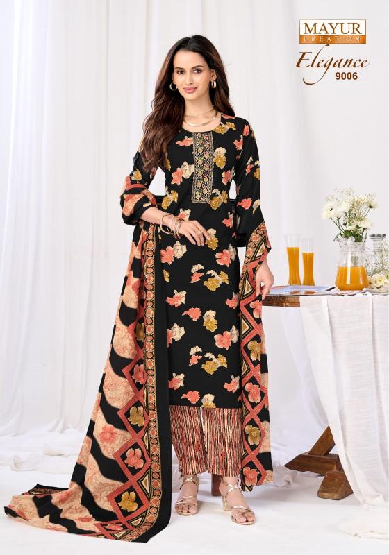 Mayur Elegance Vol-9 0.2 – Kurti Pant With Dupatta - Wholesale Catalog 