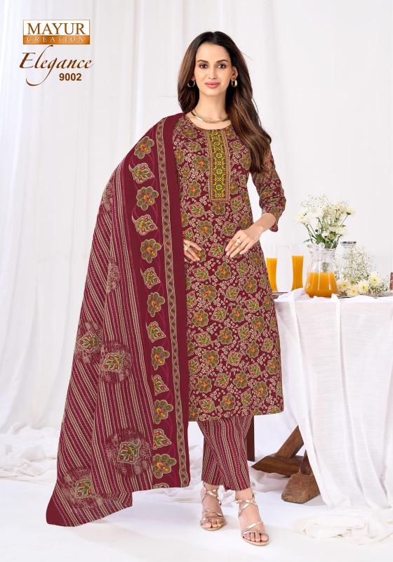 Mayur Elegance Vol-9 0.2 – Kurti Pant With Dupatta - Wholesale Catalog 