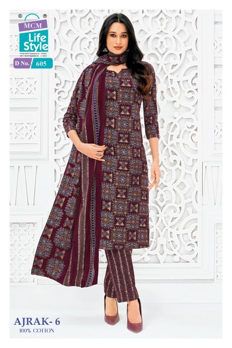 MCM Ajrak Vol-6 – Kurti Pant With Dupatta - Wholesale Catalog
