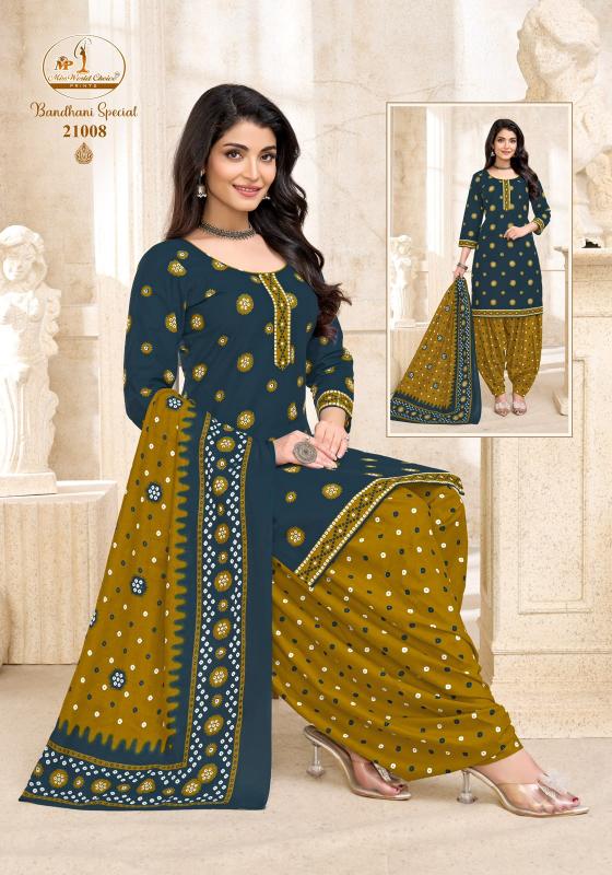 Miss World Bandhani Vol-21 – Readymade Patiyala Dress - Wholesale Catalog