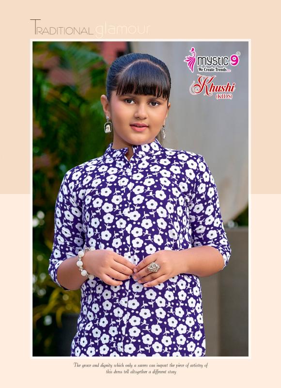 Mystic 9 Khushi Vol 5 catalog kids wear wholesaler