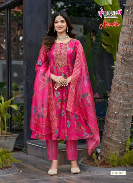 Mystic 9 Namita vol 1 catalog sgs tex kurti manufacturers and wholesalers