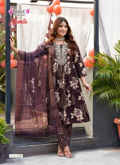 Mystic 9 Namita vol 1 catalog sgs tex kurti manufacturers and wholesalers