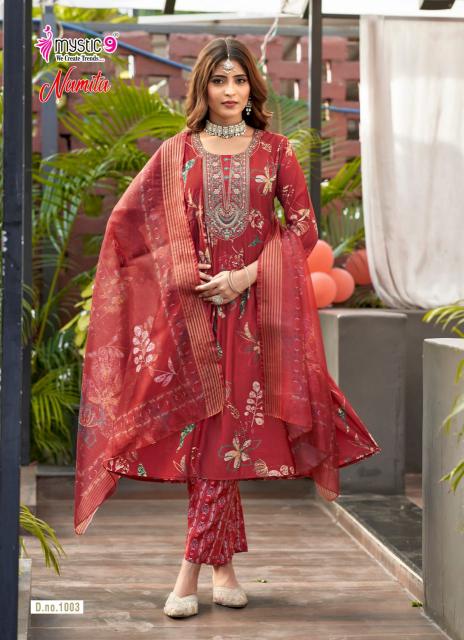 Mystic 9 Namita vol 1 catalog sgs tex kurti manufacturers and wholesalers