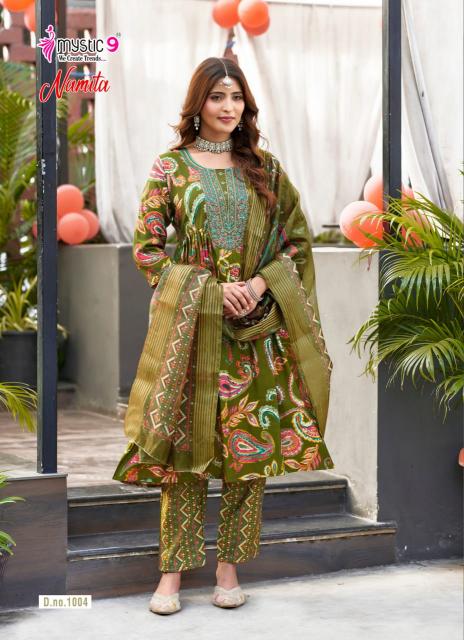 Mystic 9 Namita vol 1 catalog sgs tex kurti manufacturers and wholesalers