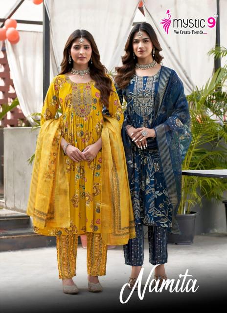 Mystic 9 Namita vol 1 catalog sgs tex kurti manufacturers and wholesalers