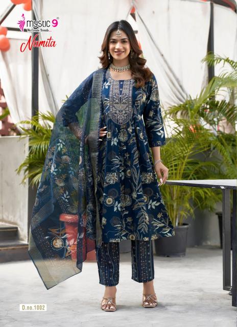 Mystic 9 Namita vol 1 catalog sgs tex kurti manufacturers and wholesalers