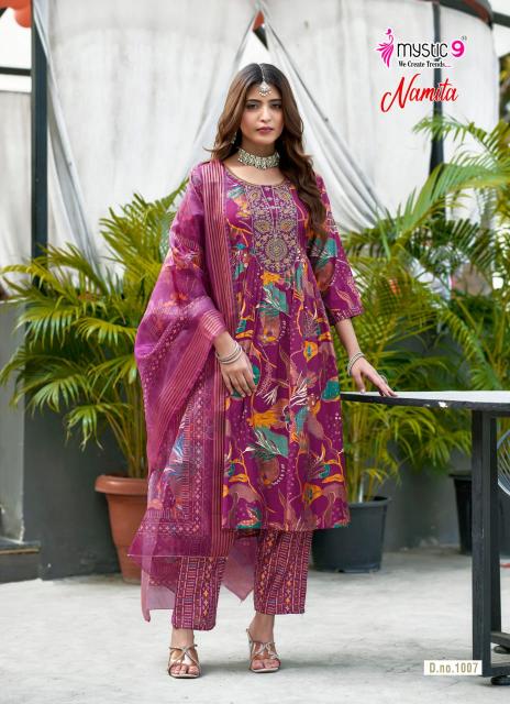Mystic 9 Namita vol 1 catalog sgs tex kurti manufacturers and wholesalers