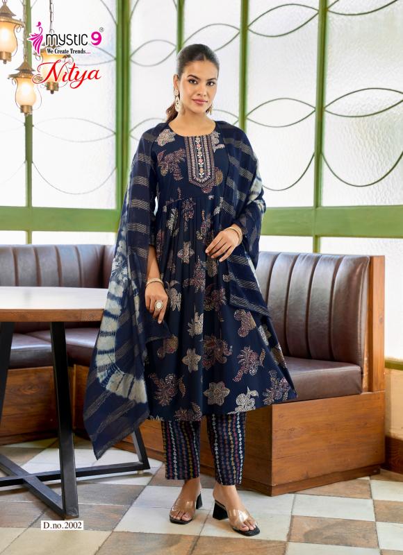 Mystic 9 Nitya vol 2 catalog kolkata party wear kurtis wholesale
