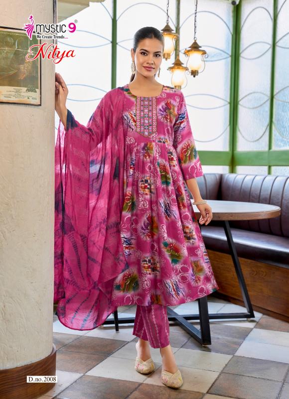 Mystic 9 Nitya vol 2 catalog kolkata party wear kurtis wholesale