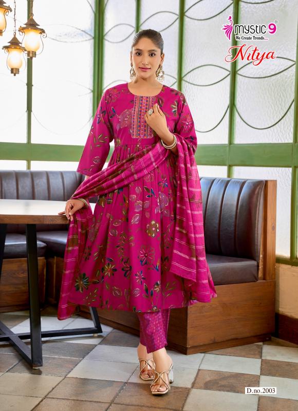 Mystic 9 Nitya vol 2 catalog kolkata party wear kurtis wholesale