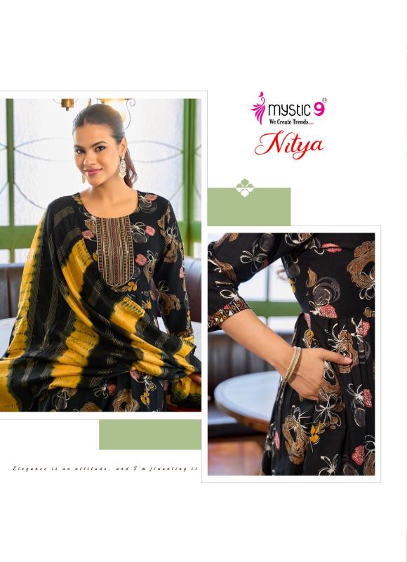 Mystic 9 Nitya vol 2 catalog kolkata party wear kurtis wholesale