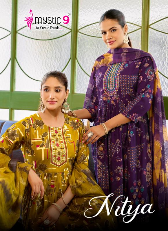 Mystic 9 Nitya vol 2 catalog kolkata party wear kurtis wholesale